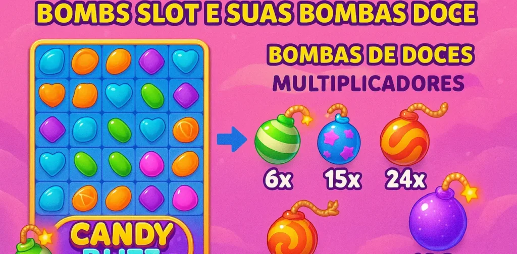 Como Funciona o Candy Blitz Bombs Slot e Suas Bombas de Doces